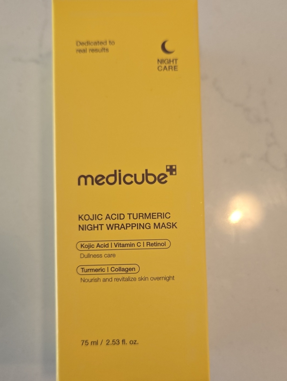 Medicube Kojic Acid Turmeric Night Wrapping Mask - Yellow